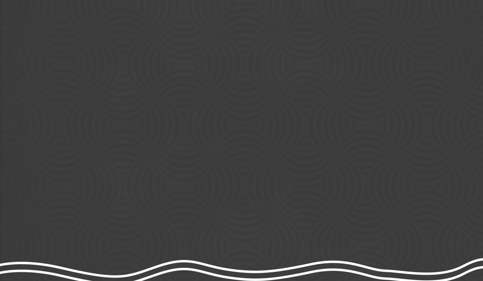 Abstract black background with subtle white wavy lines at the bottom.