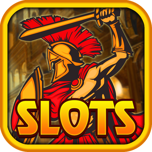 Spartan warrior slots game icon.